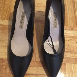 Zara Basic Heels Black